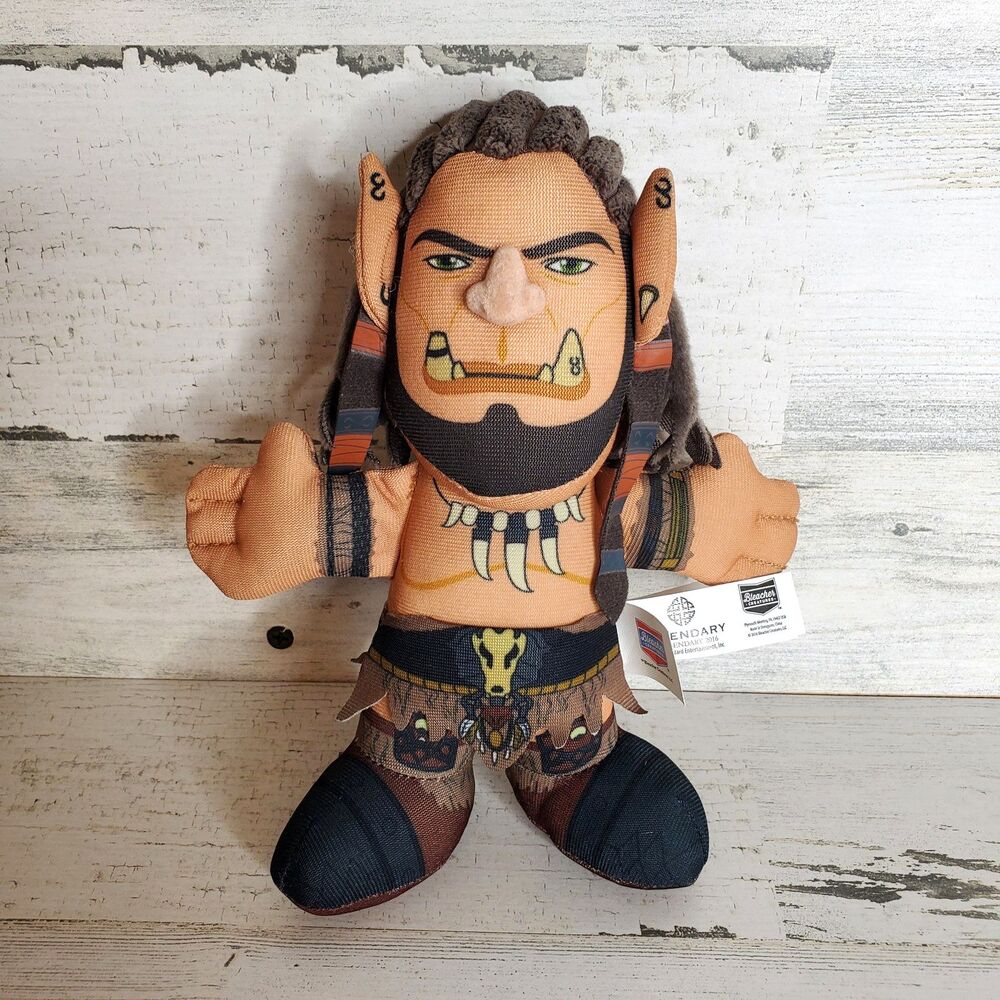 World of Warcraft Durotan Orc Blizzard 7” Plush Toy Figure Bleacher Creatures